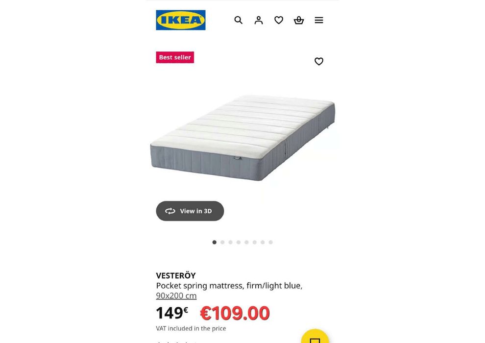 IKEA furniture, sofa and mattresses for sale