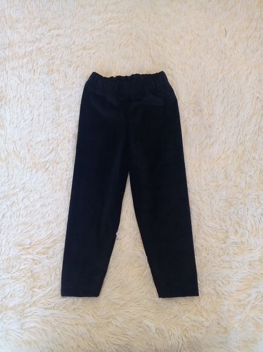 Велюрові лосіни з утепленням, для дівчинки 1 року