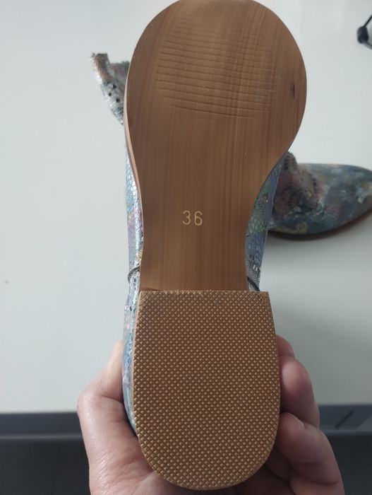 Kozaki letnie skórzane roz.. 36