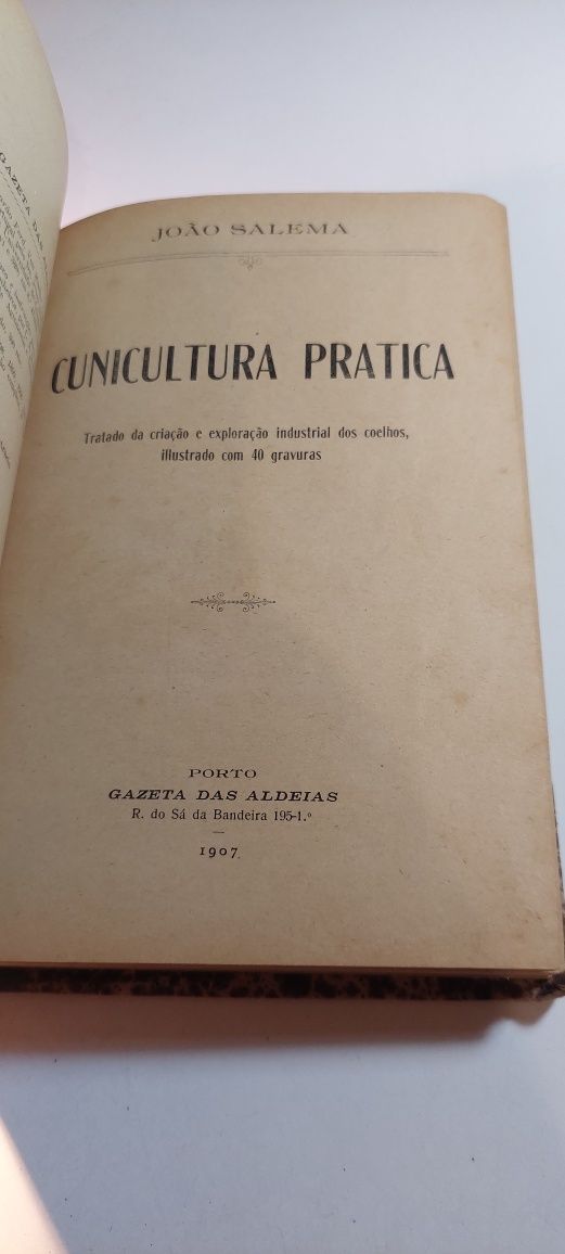 Cunicultura Pratica - João Salema (1907]