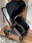 Cybex Priam Rose Gold з коричневою ручкою