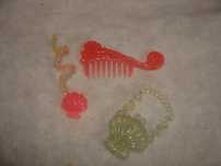 Acessórios Boneca - Bolsas e Pente do Cabelo