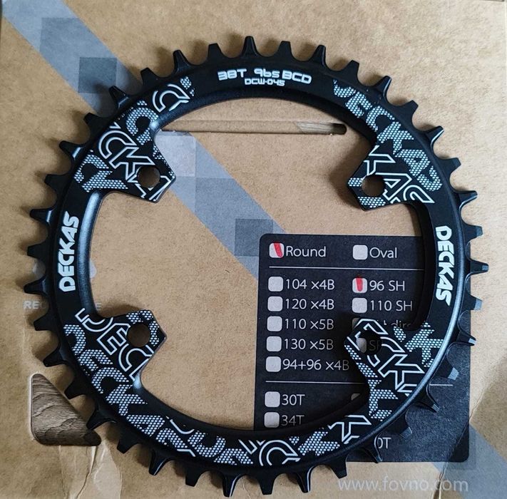 Zębatka Deckas Narrow Wide 38T 96 BCD