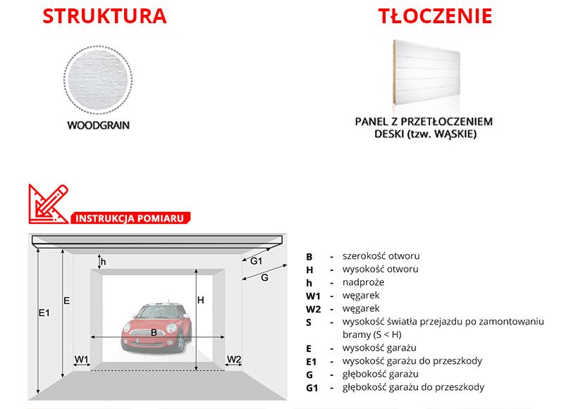 BRAMA segmentowa PRZEMYSŁOWA 3500x3500 różne wymiary