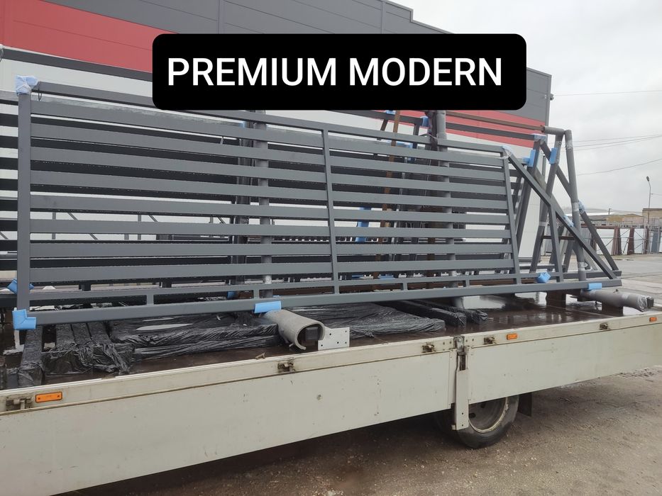 Brama przesuwna 4m FARMHOUSE, ocynk ogniowy+RAL, dostawa PL