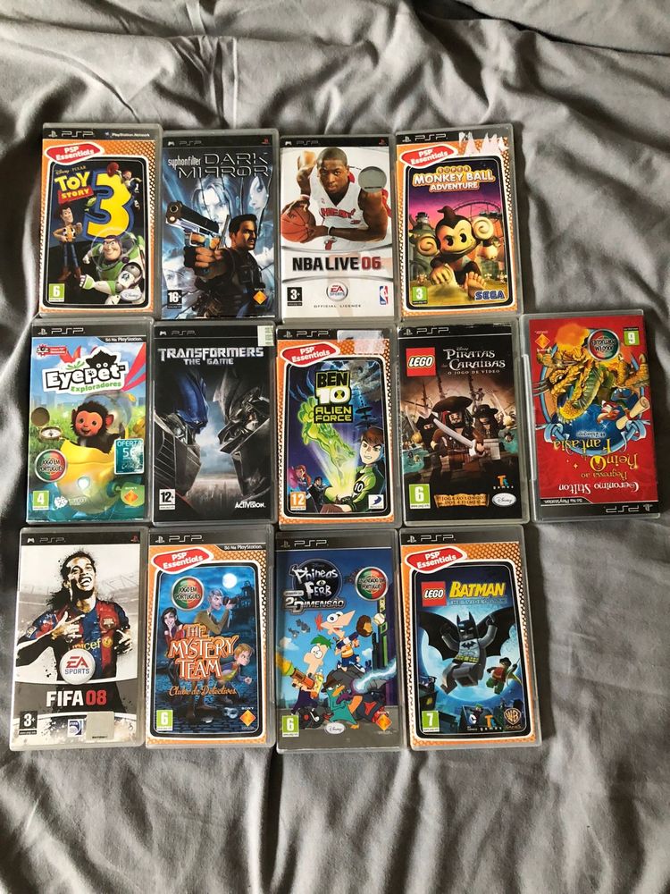 Vendo Jogos para PSP