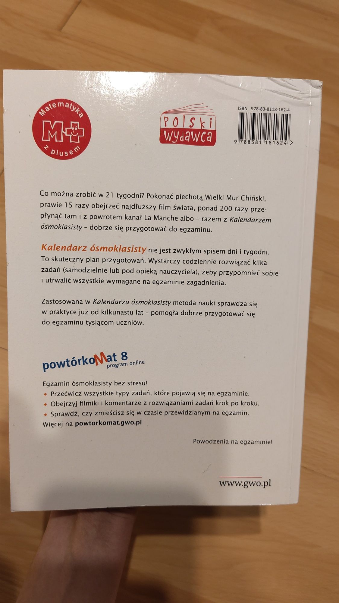 matematyka kalendarz ośmioklasisty ćwiczenia egzamin