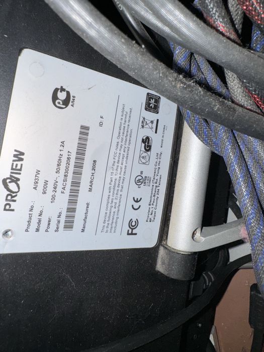 Монитор Proview AI937W 900w