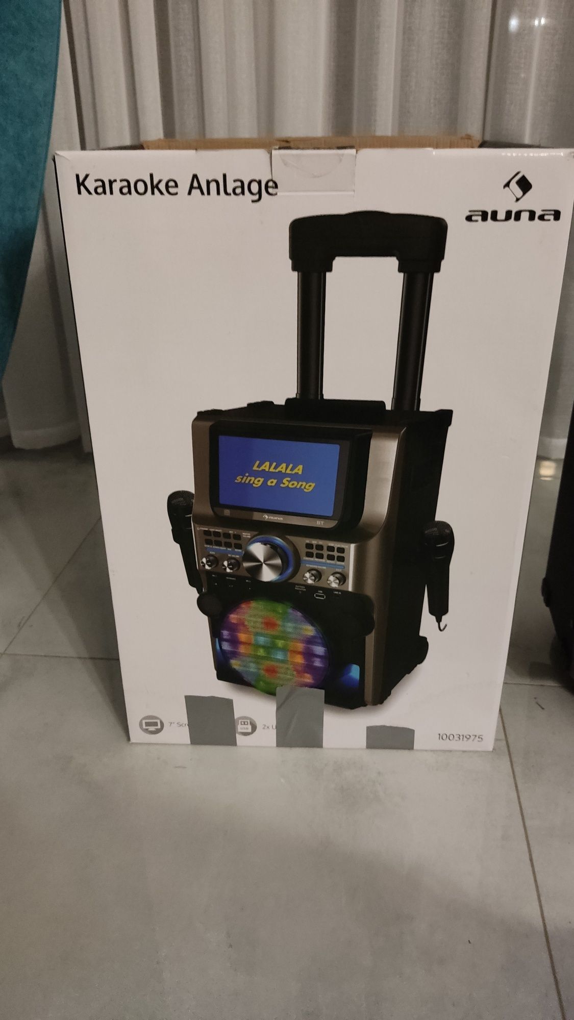 Głośnik Auna karaoke Anlage