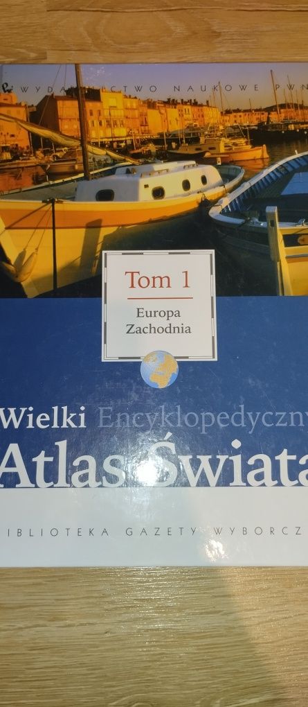 Atlas świata Europa zachodnia