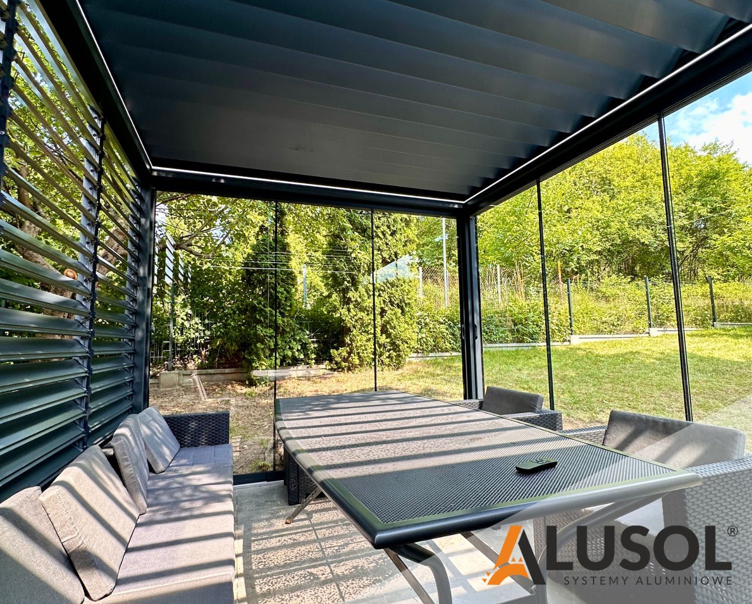 Pergola Lamelowa Aluminiowa Wysoka Jakość Ruchomy Dach Lamele JAKOŚĆ!