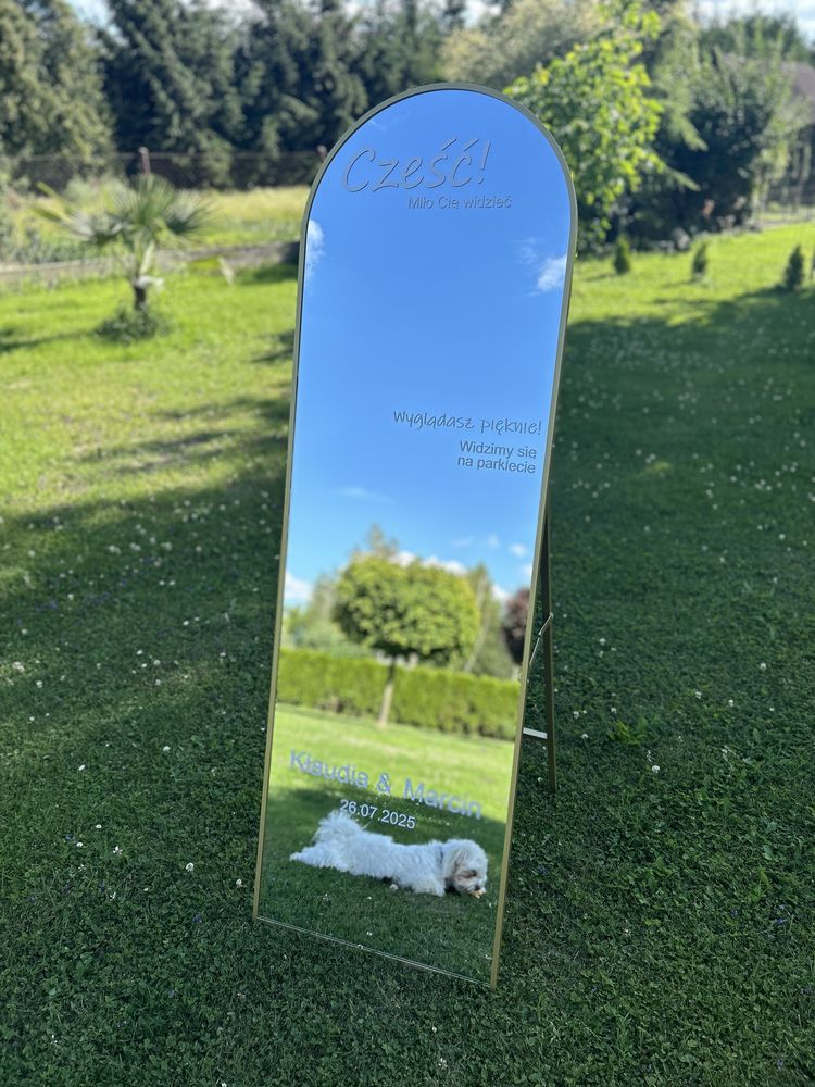 Personalizowane lustro do zdjęć