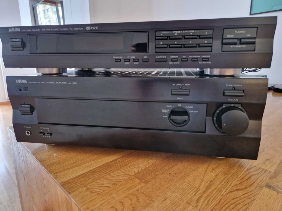 Wzmacniacz Yamaha AX-592 + Tuner Yamaha TX-492RDS
