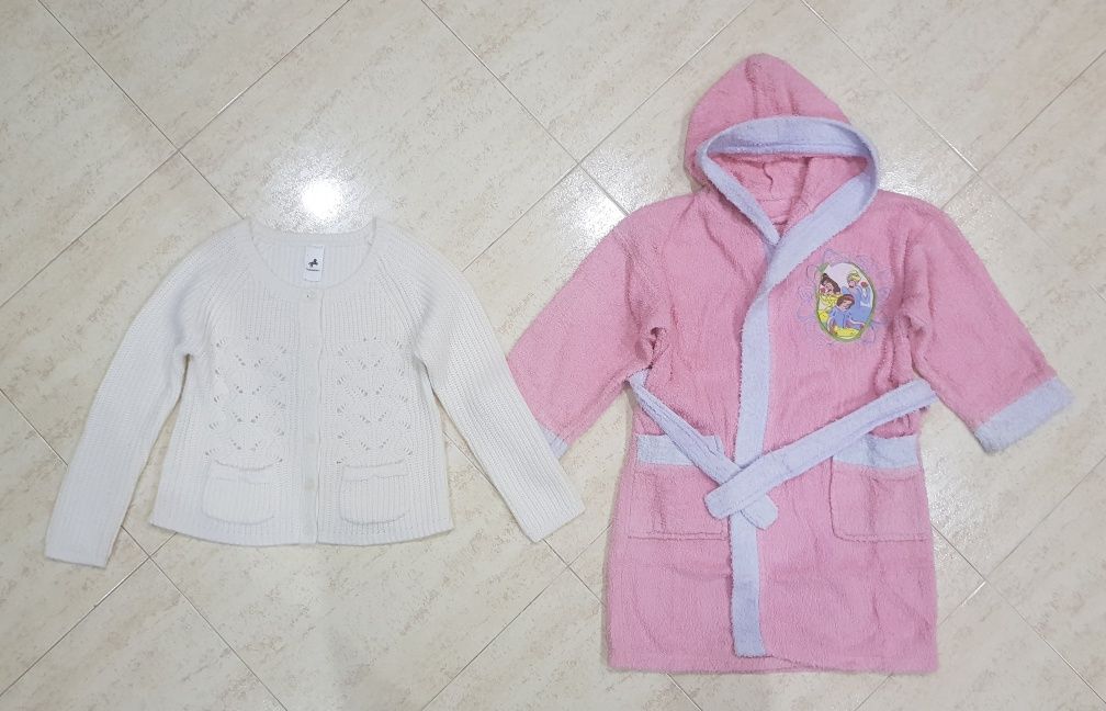 Robe Princesas + Casaco 4 anos