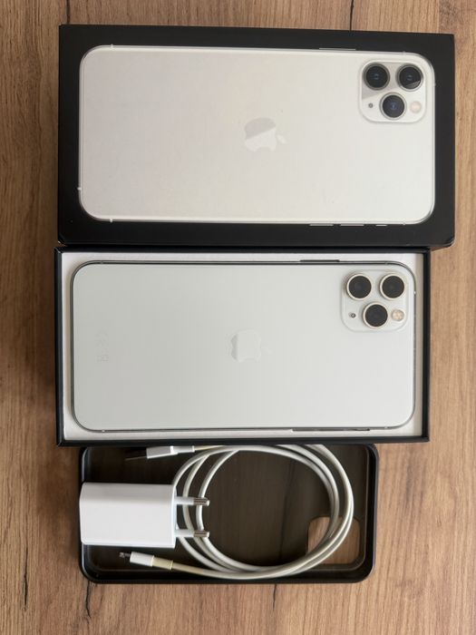 Iphone 11 Pro Max 256gb Livre Branco/Prateado Usado Excelente Estad