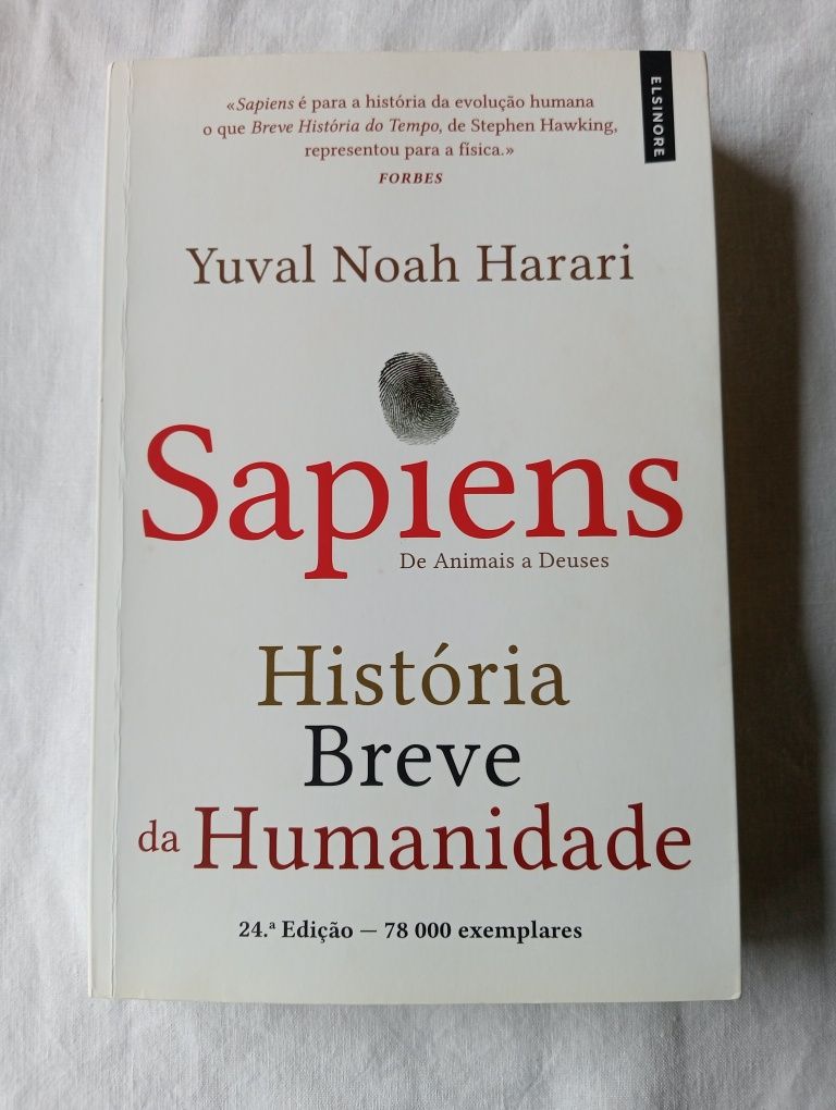 Livro Sapiens História Breve da Humanidade - Yuval Noah Harari
