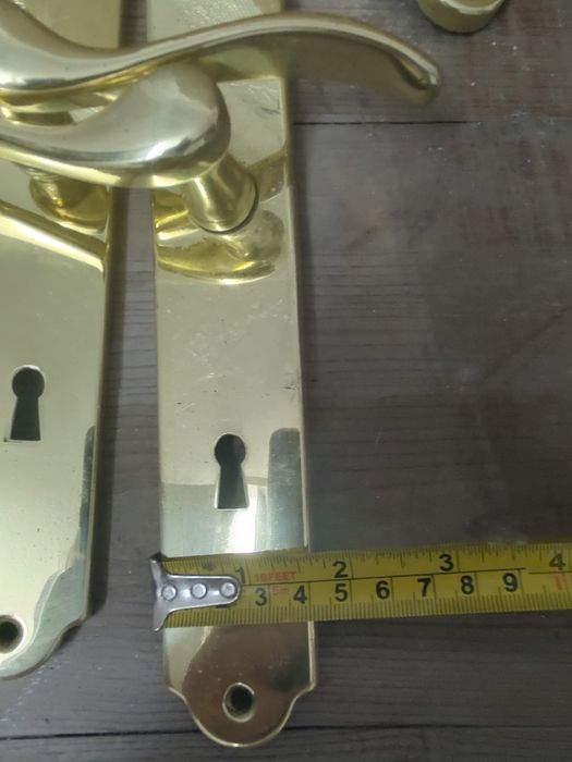 5 pares de puxadores de porta antigos