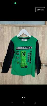 Minecraft koszulka z długim rękawem rozm 128