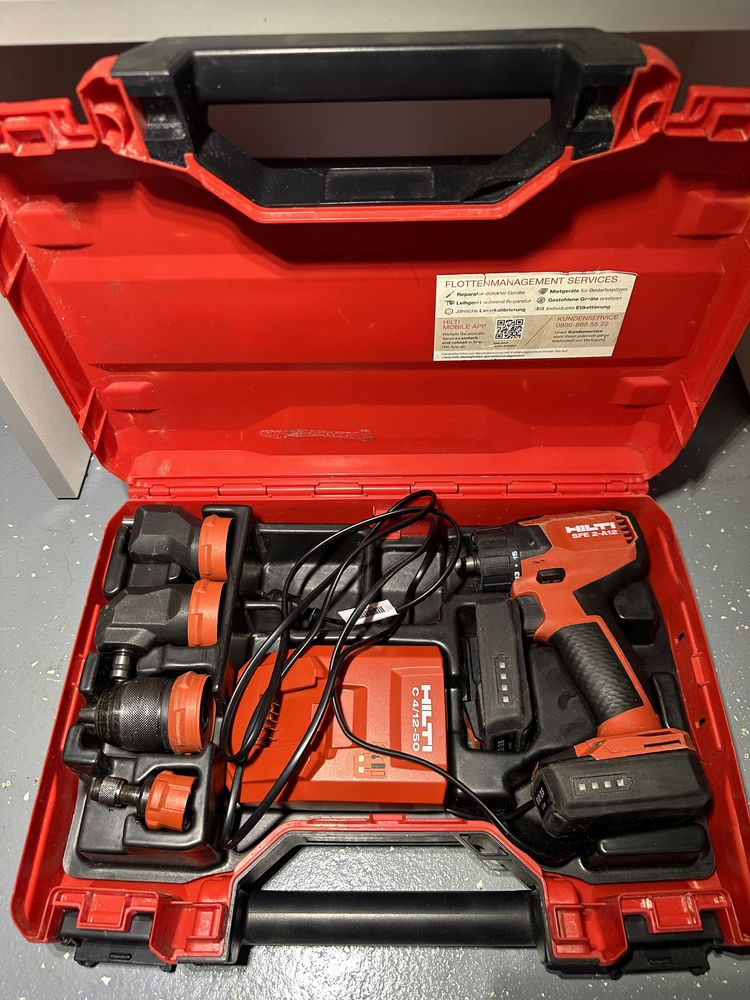 Акумуляторний шуруповерт трансформер Hilti SFE 2-A12