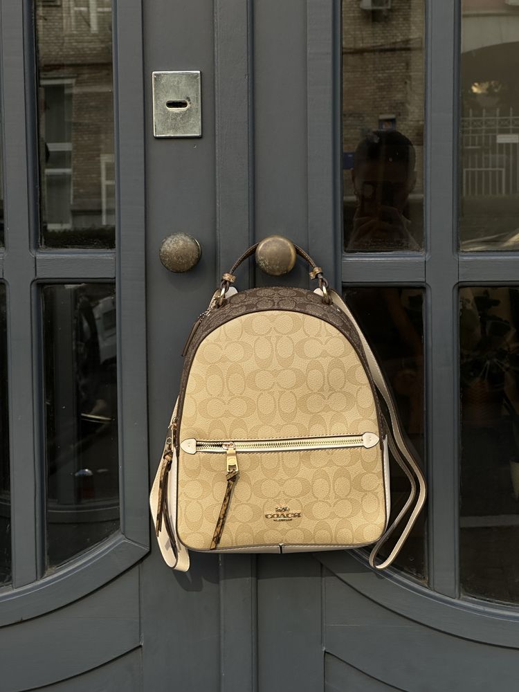 Рюкзак Coach коричневий, бежевий