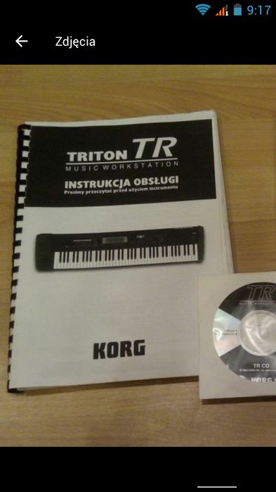 Korg TRITON TR instrukcja PL + płyta