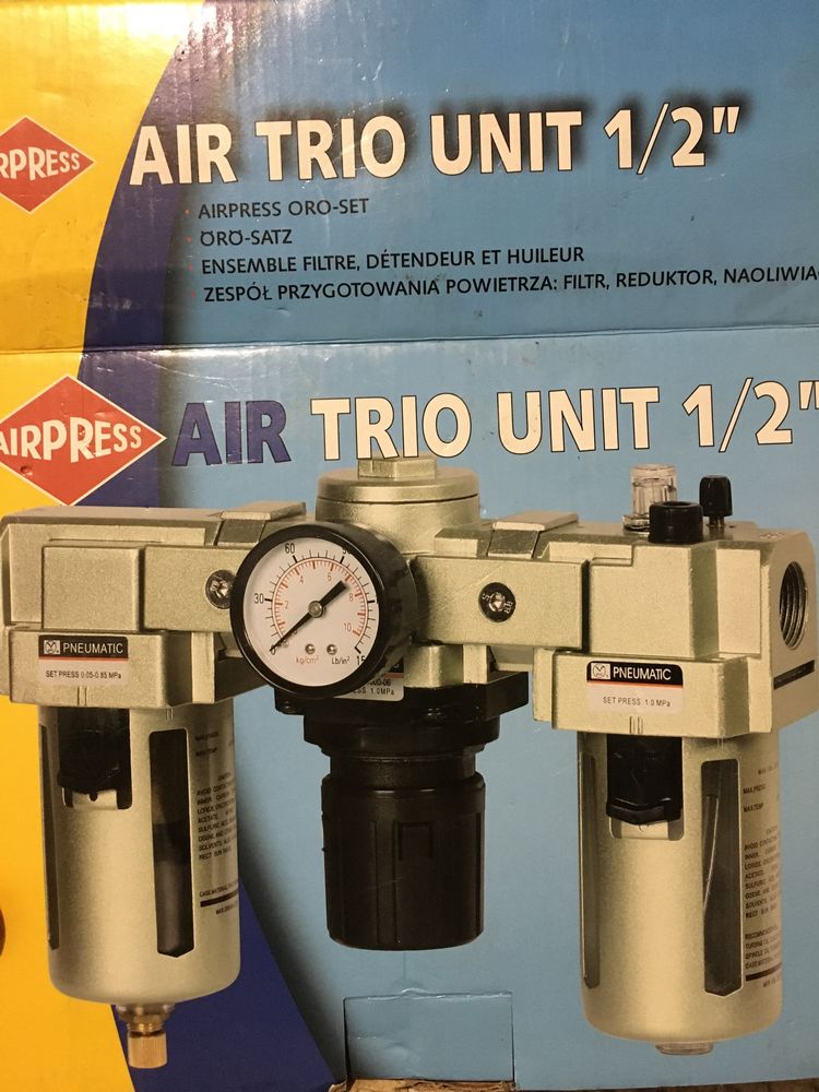 Air trio AC3000-AC4000 filtr powietrza Regulator smarownicy Combo