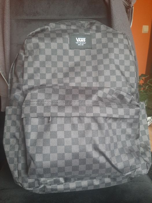 Plecak VANS old school grom check szary w kratkę