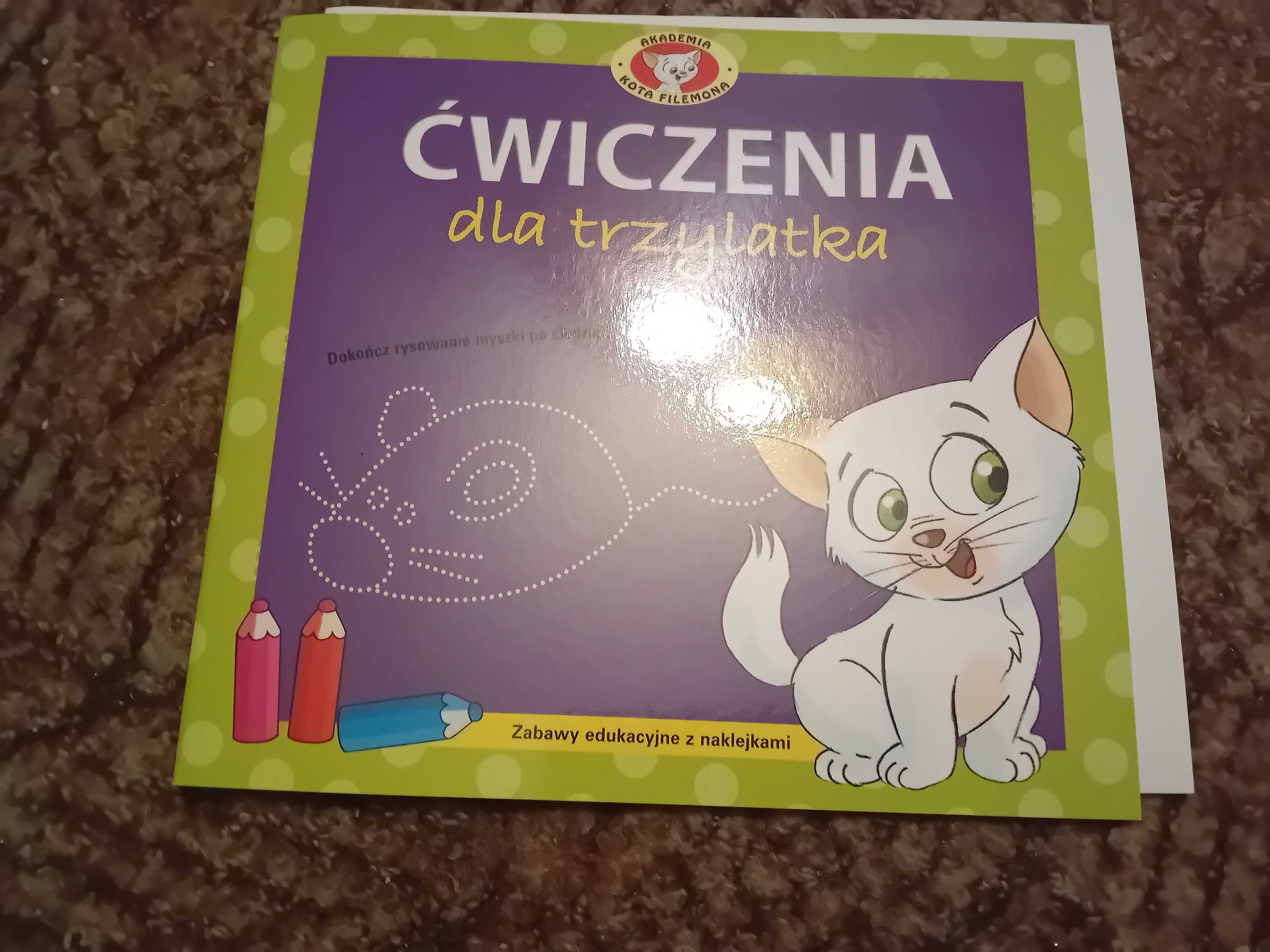 Książeczka ćwiczenia dla trzylatka