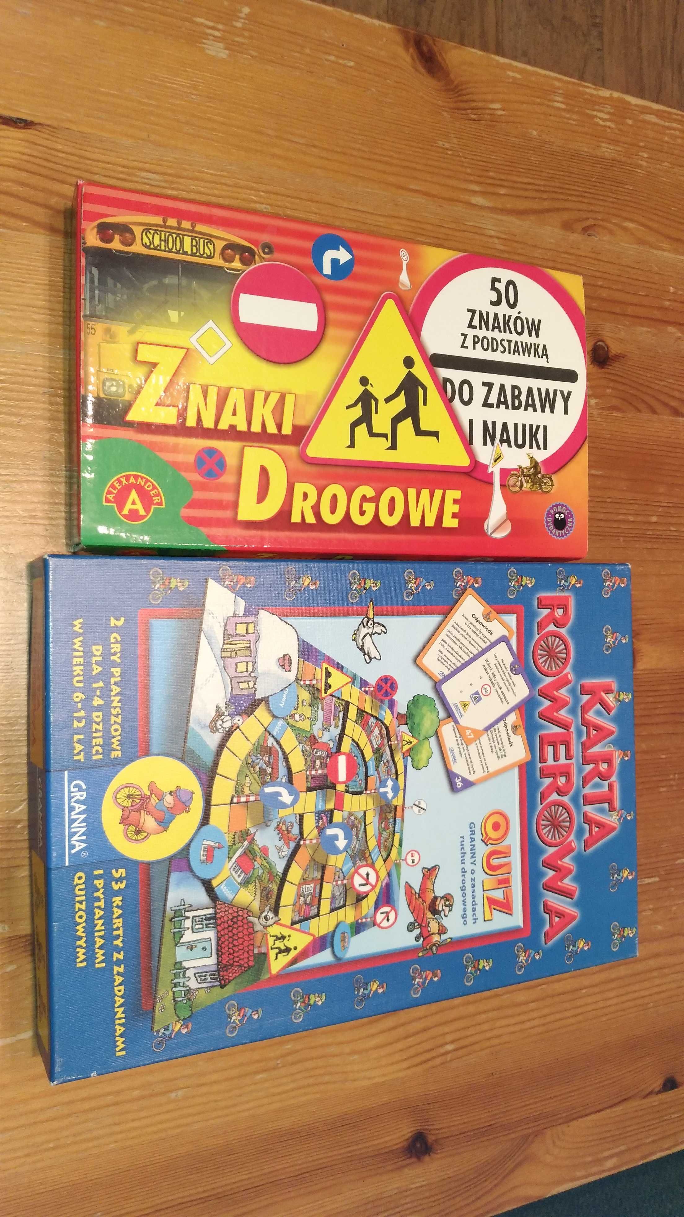 ZESTAW: Karta rowerowa GRANNA i znaki drogowe ALEXANDER