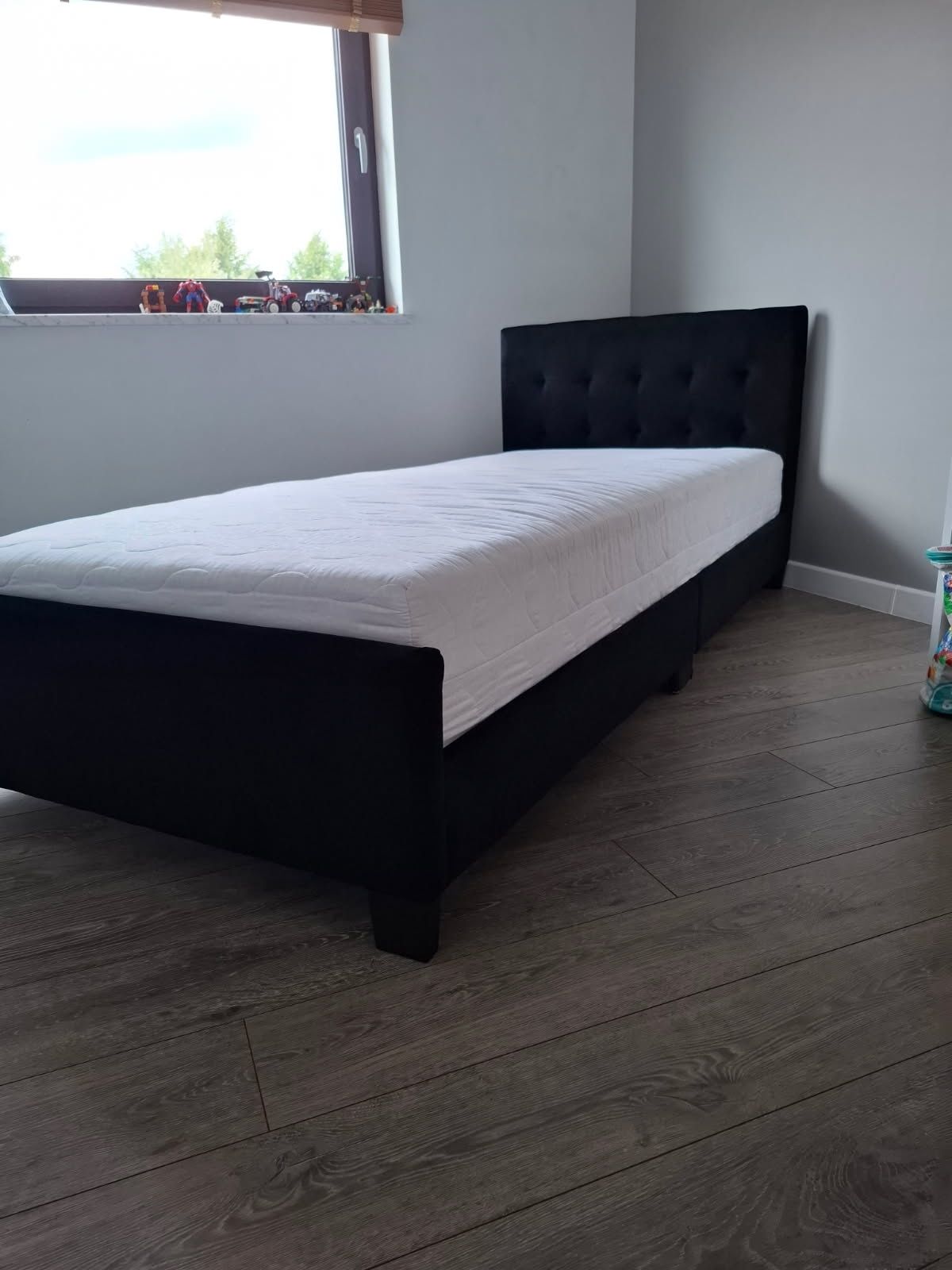 Łóżko dzieciece tapicerowane 1-osobowe 90/200