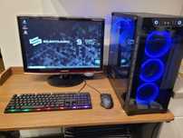 Gamingowy PC i5-3.9GHz/LCD22"/RX560_4GB/16GB_Ram/SSD240GB+HDD500GB