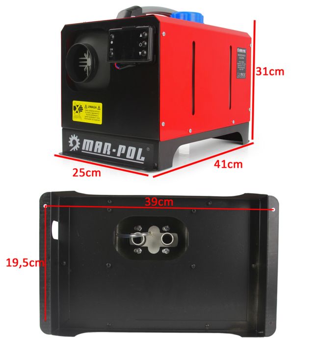 Автономный дизельный обогреватель MAR-POL 8кВт (M80950) 12V 220V
