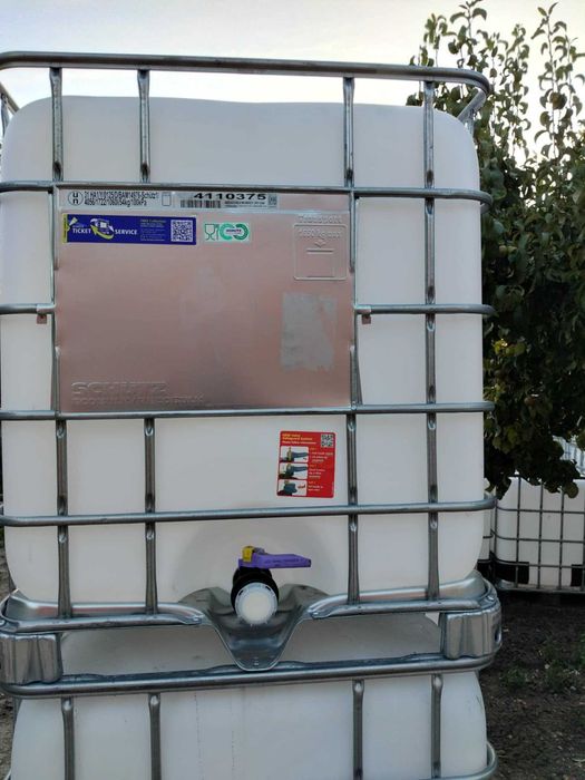 Paletopojemnik IBC mauzer mauser beczka 1000l kontener na wodę adblue