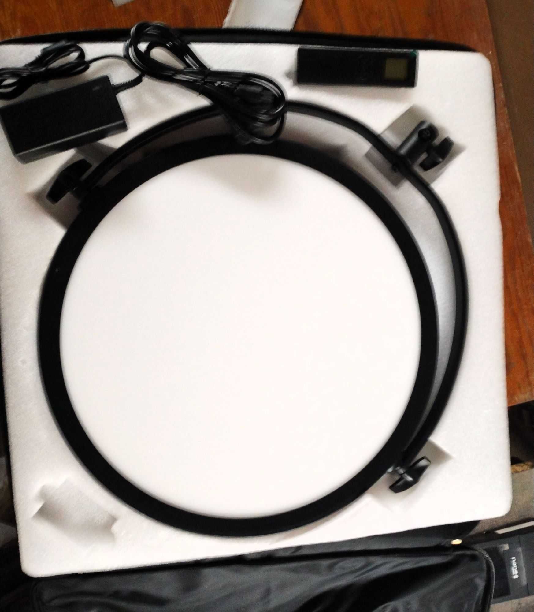 NEEWER NL-360ARC 18 cali Ultra cienka 2-kolorowa okrągła lampa LED 70W