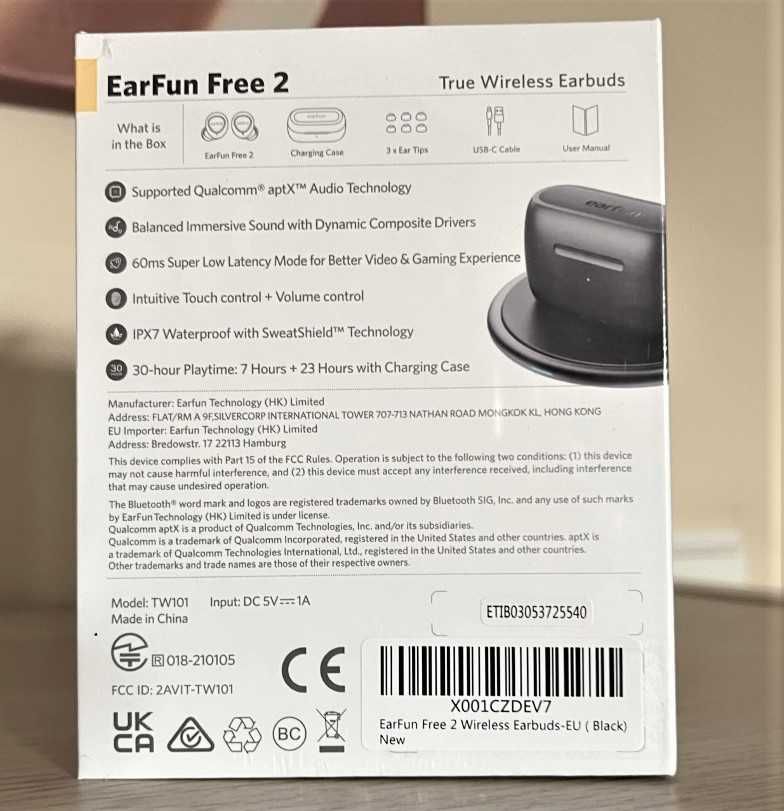 EarFun Free 2 | Wireless EarBuds | NOVO