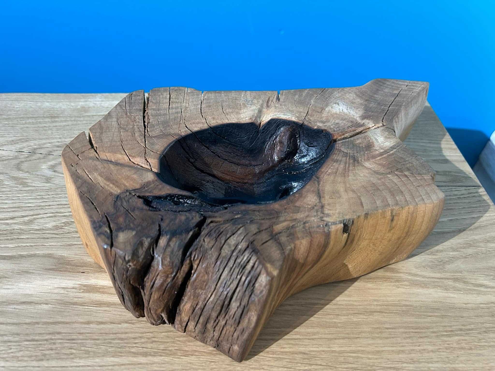 Popielniczka z drewna