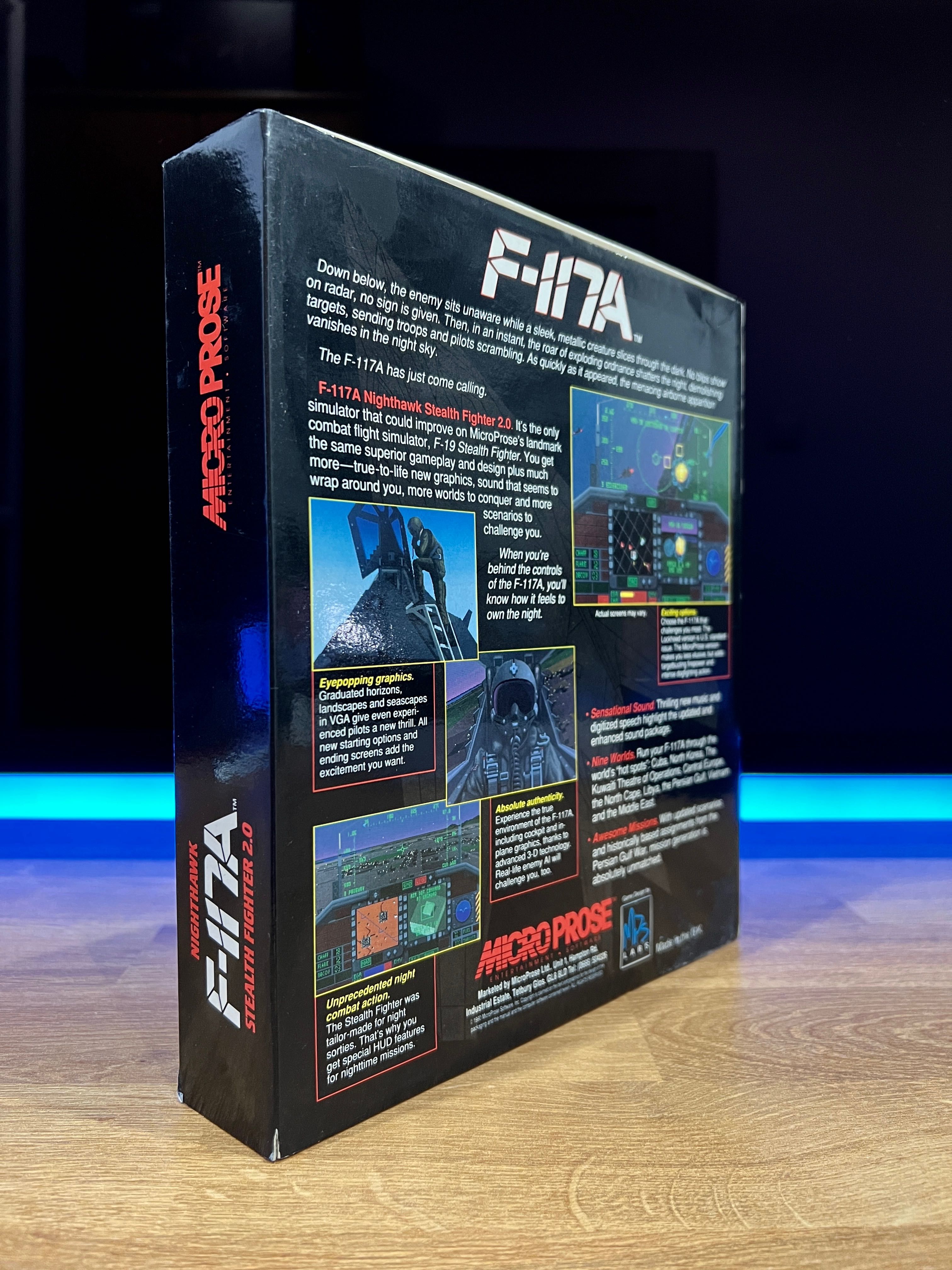 F-117A Nighthawk Stealth Fighter 2.0 (PC PL 1990) BIG BOX polskie wyd