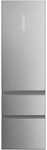 Lodówka Haier HTW5620DNMG z zamrażalnikiem dolnym 205 cm Srebrna