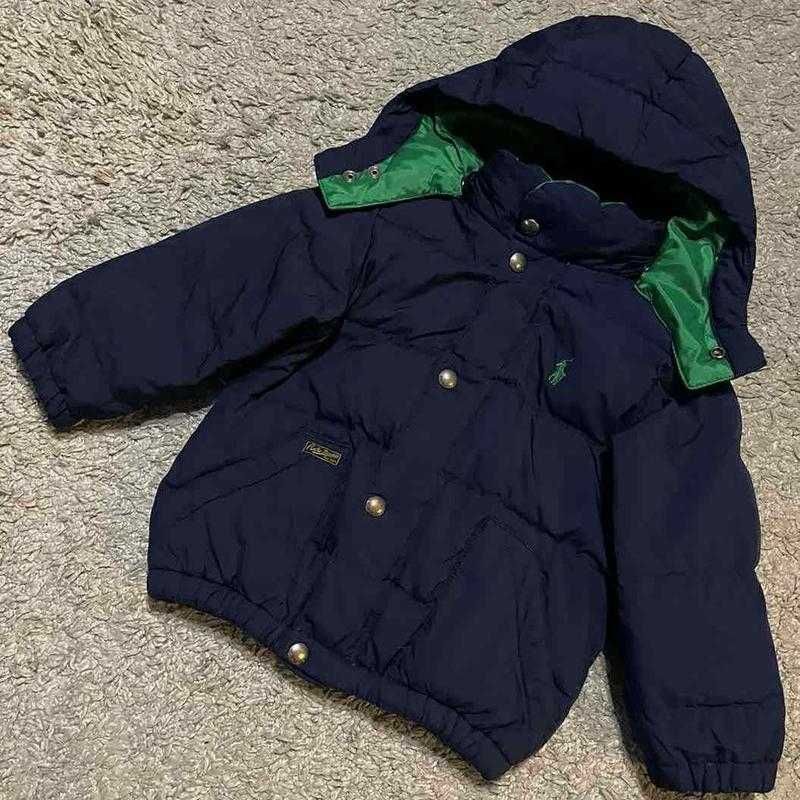 Оригинал.фирменный,теплый,детский пуховик polo ralph lauren