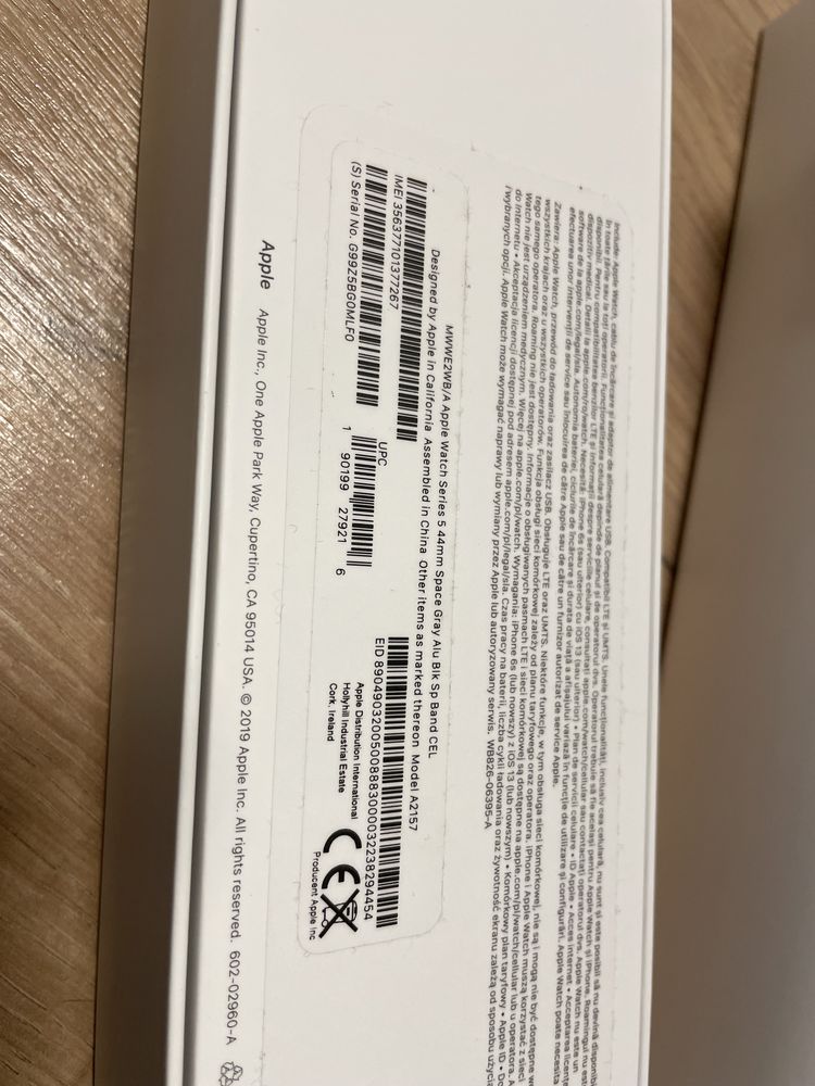 Idealny Apple Watch serii 5 44 mm  SPACE GRAY GPS CELLULAR