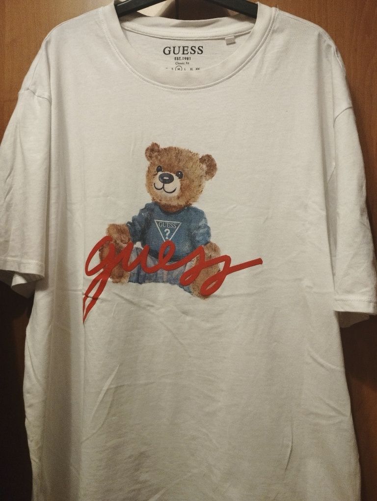 Футболка Guess з принтом ведмедик