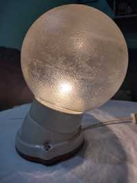 Lampa ceramiczna porcelanowa kinkiet kula PRL