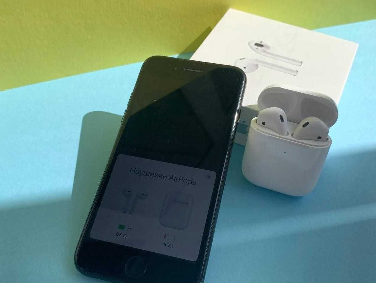 Навушники AirPods 2 Найкраща якість на ринку!! + чохол у подарунок