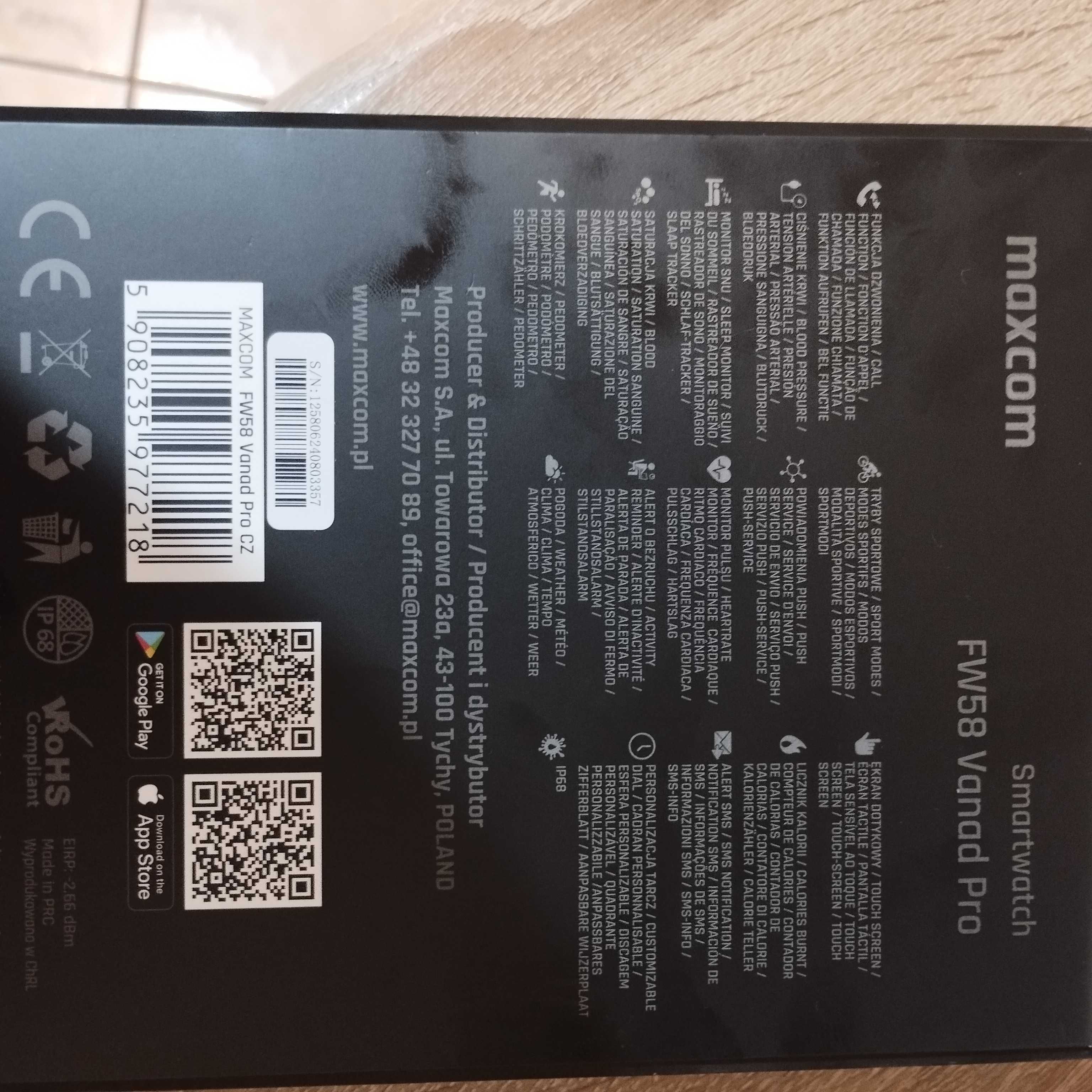 Smartwach maxcom FW58 vanad pro