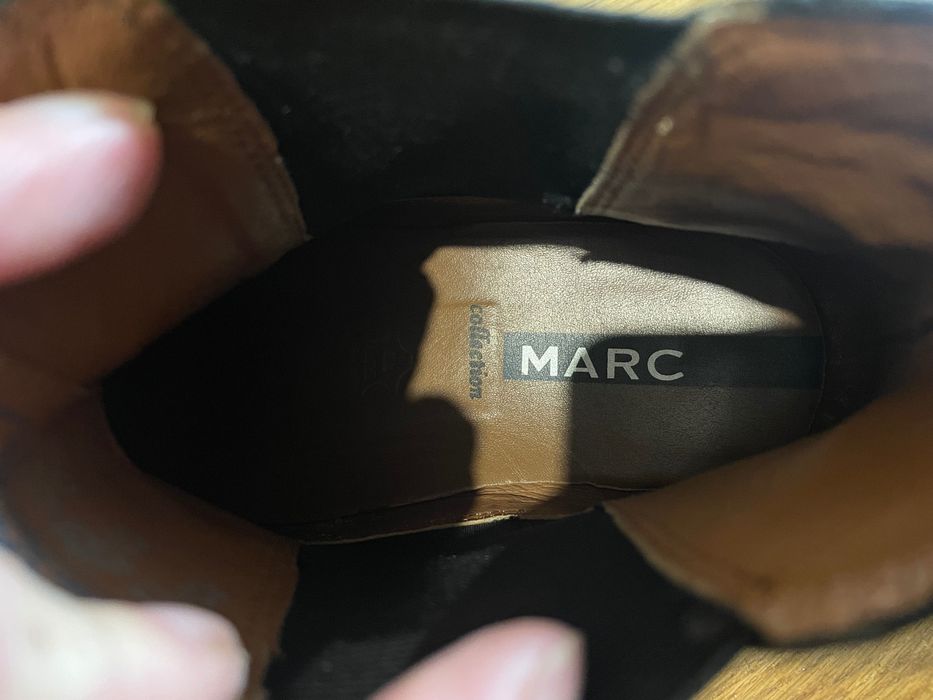 Мужские ботинки челсы marc из натуральной кожи оригинал