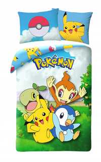 Pościel 140x200 Pokemon poszewka 70x90 Kids Halantex