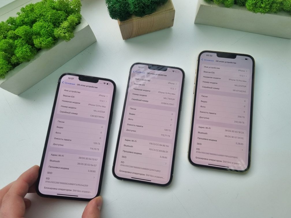 Apple iphone 13 pro max 128/256 graphite silver gold айфон 13 про макс