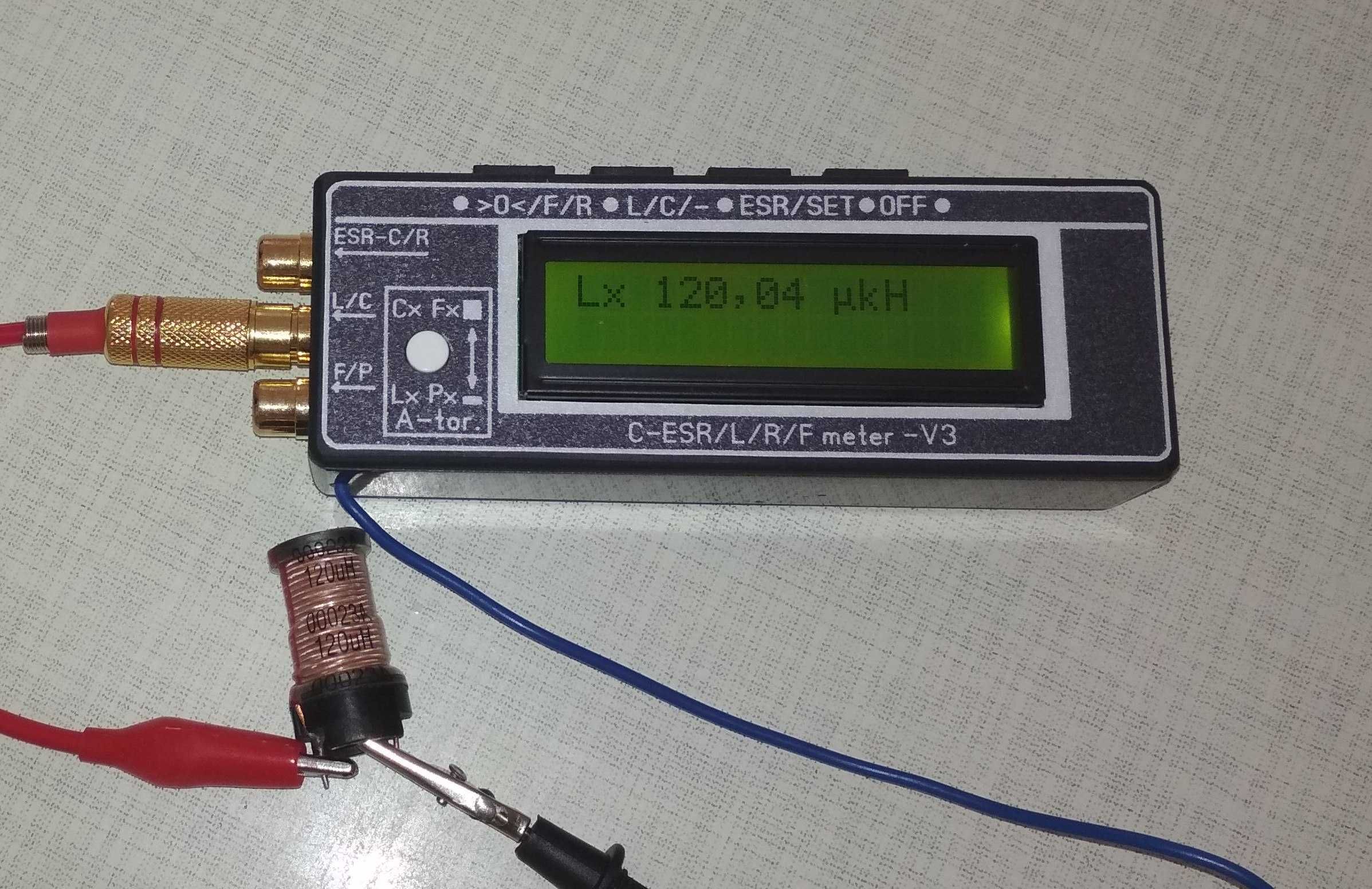 Измеритель ESR-С+CLF м63-V3 внутрисхемный анализатор