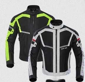 Kurtka bluza XL/L/M motocyklowa oddychająca pancerna odblaski BORLENI