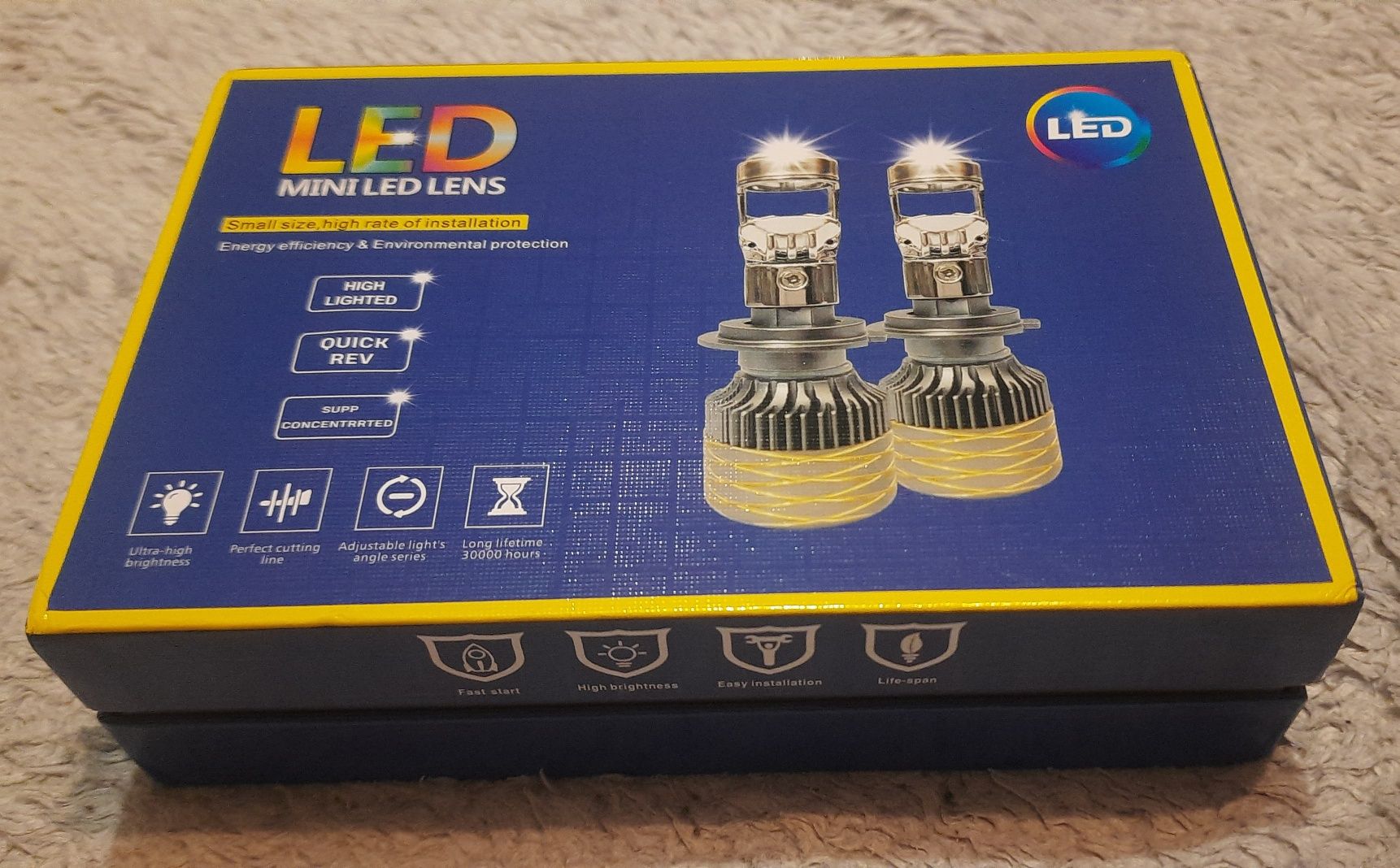 Міні Led лінзи H4 HAOSJ